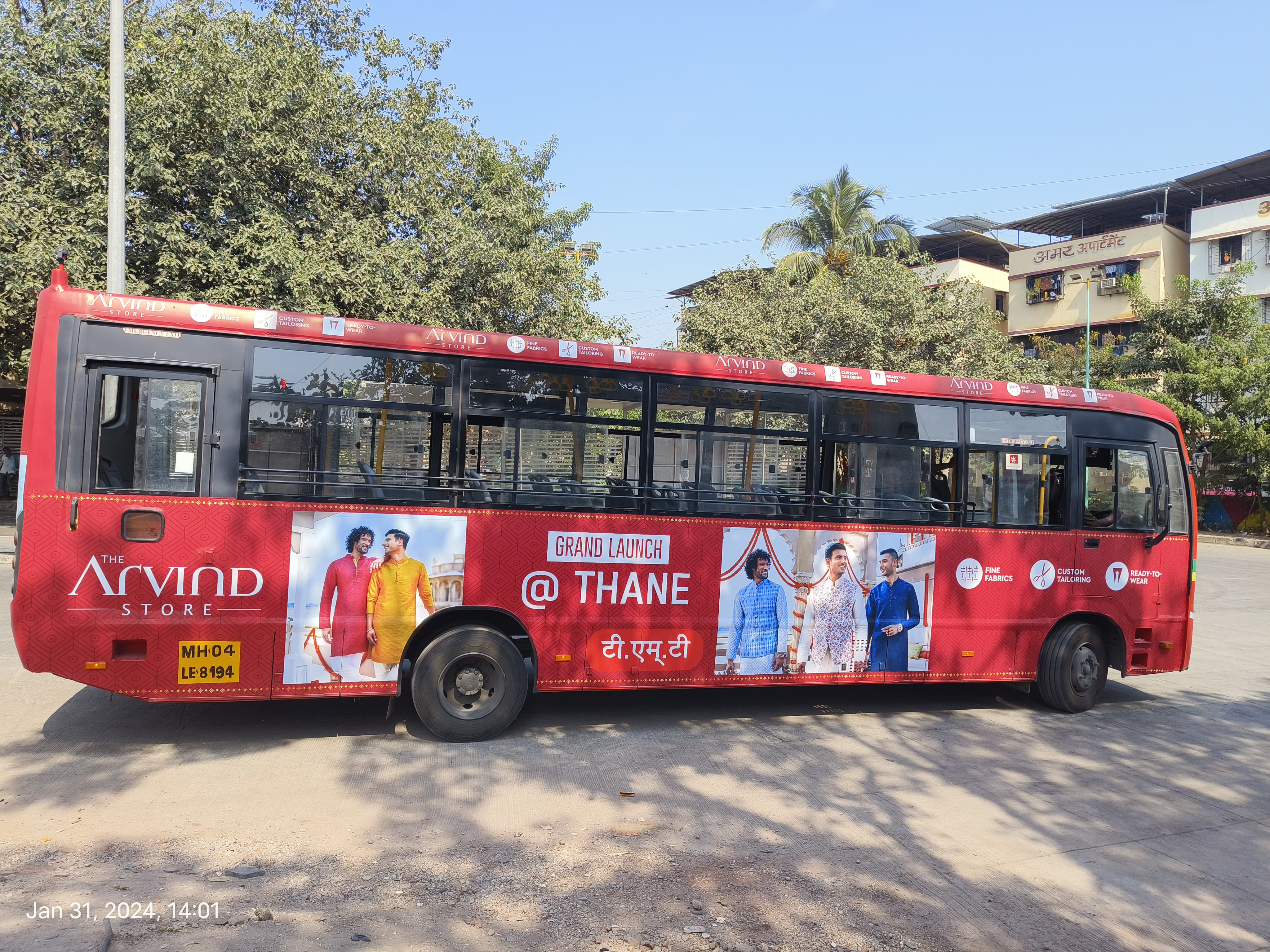Bus Branding Thane Mumbai 