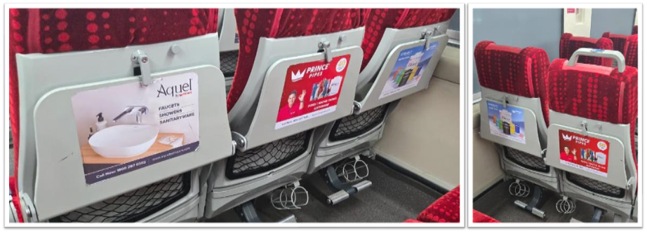 Food Tray Branding 26405/26406 (Amritsar-Katra) Vande Bharat Express