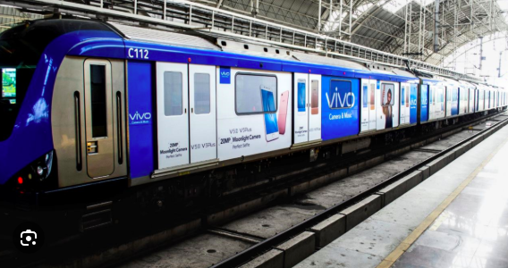 Metro Train Handle Display Branding – Bangalore
