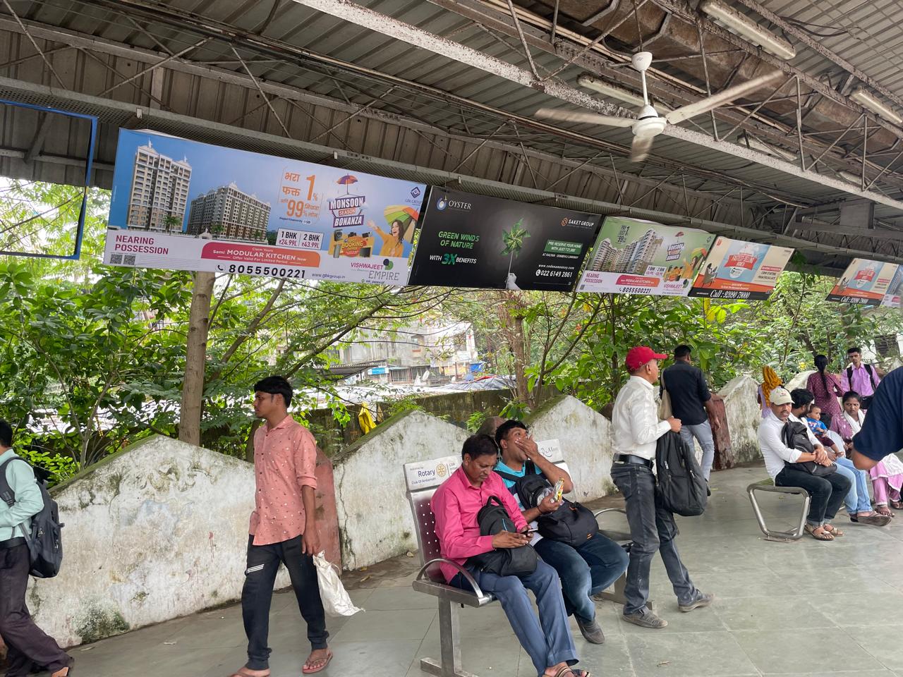 Railway Station Board Branding Ghatkopar Mumbai