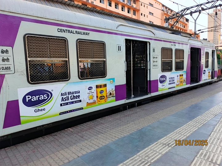 Local Trains Exterior Panel Branding Mumbai