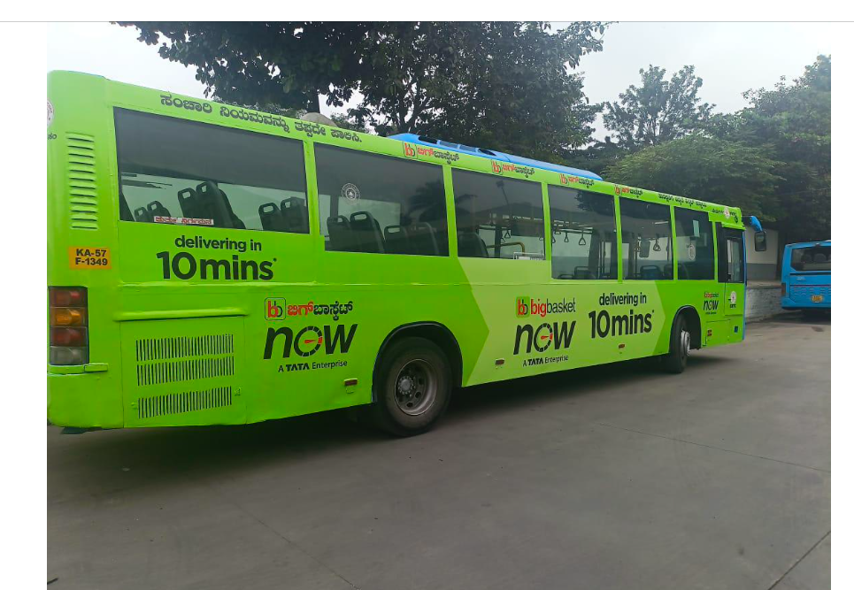 Bangalore Volvo Ac Bus - full Wraping 
